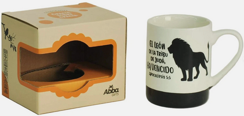 Image of TAZA 17 OZ COLECCION GRACIA SOBRE GRACIA. EL LEON DE JUDA