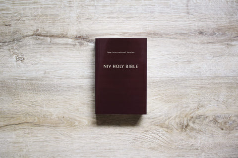 Image of NIV, Holy Bible, Compact, Paperback, Burgundy, Comfort Print