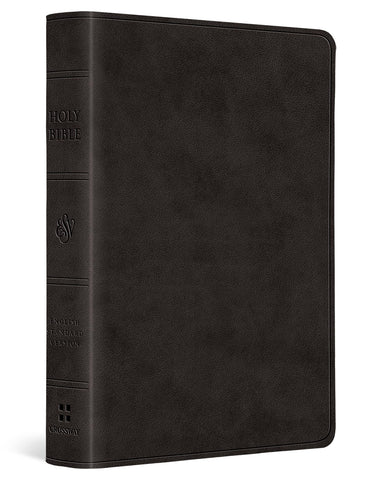 Image of ESV VALUE LARGE PRINT COMPACT BIBLE (TRUTONE, BLACK)