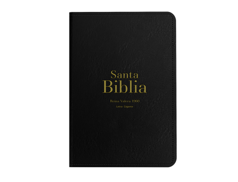 Image of BIBLIA RVR 1960 LETRA GIGANTE 14 PUNTOS SIMIL PIEL NEGRO