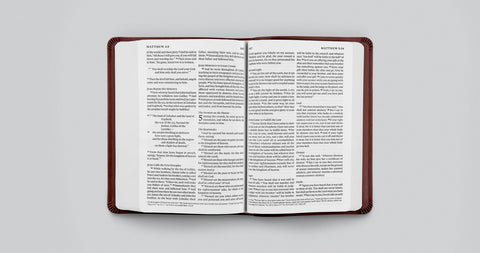 Image of ESV VALUE LARGE PRINT COMPACT BIBLE (TRUTONE, CHESTNUT)