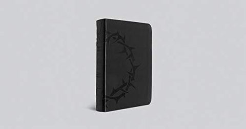 Image of ESV LARGE PRINT COMPACT BIBLE (TRUTONE CHARCOAL, CROWN DESIGN)