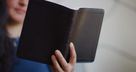 Image of ESV VALUE LARGE PRINT COMPACT BIBLE (TRUTONE, BLACK)