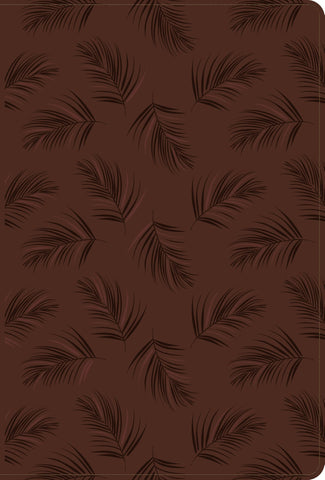 Image of Biblia NTV Ultrafina Letra Grande con Filament Símil Piel Palmera Café Índice Letra Roja Cierre