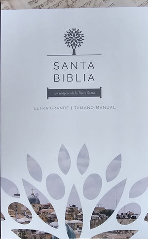 Biblia RVR 1960 Letra Grande Tamaño Manual Negro con Cierre