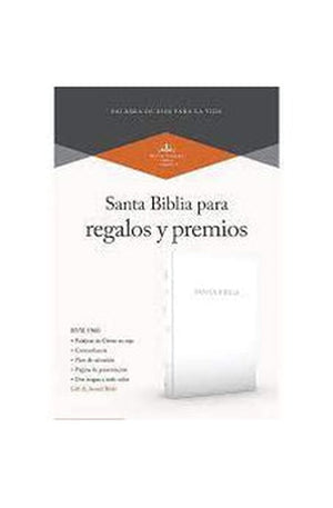 Biblia RVR 1960 Regalos y Premios Piel imitación Blanco