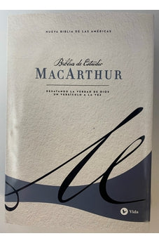 Image of Biblia NBLA de Estudio MacArthur Tapa Dura Azul Interior a Dos Colores