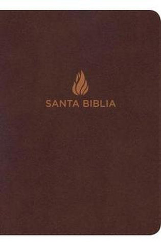 Image of Biblia RVR 1960 Letra Súper Gigante Marrón Piel Fabricada con Índice
