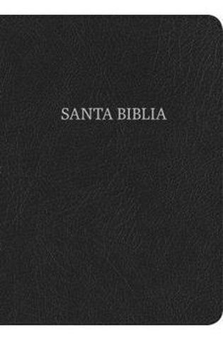 Image of Biblia RVR 1960 Letra Grande Tamaño Manual Piel Fabricada Negra con Índice
