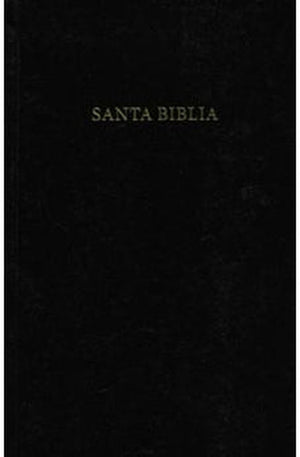 Biblia RVR 1909 Clásica con Referencia Negro Tapa Dura