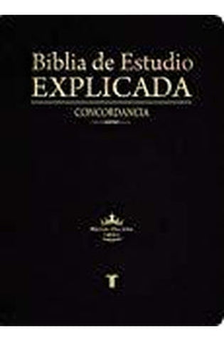 Image of Biblia RVR 1960 de Estudio Explicada Negro