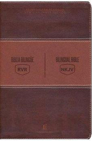 Image of Biblia RVR 1977 NKJV Bilingüe Piel Café