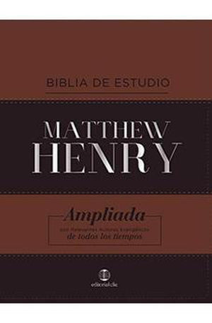 Biblia RVR 1977 Estudio Matthew Henry Piel Clasica