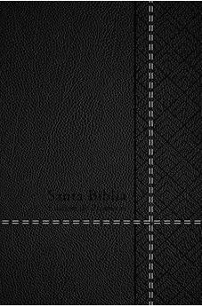 Image of Biblia RVR 1960 de Promesas Tamaño Manual Negro Imitación Piel con Índice y Cierre