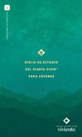 Image of Biblia NTV de Estudio Diario Vivir para Jóvenes Verde Símil Piel