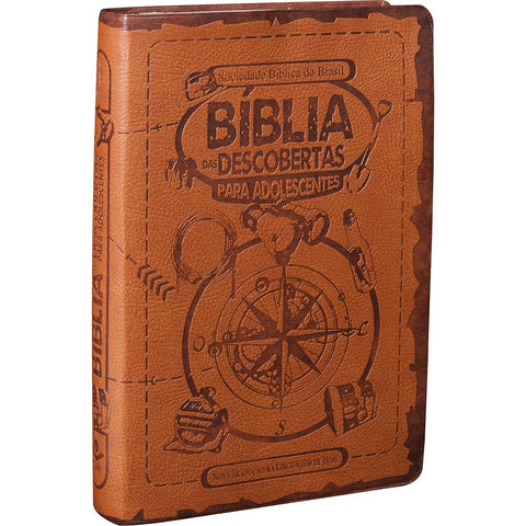 Image of BIBLIA EM PORTUGUES NTLH065BDA TAPA IMITACION CUERO MARRON