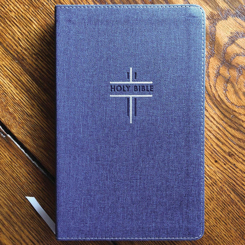 Image of NIV, Bible for Teens, Thinline Edition, Leathersoft, Blue, Red Letter, Comfort Print