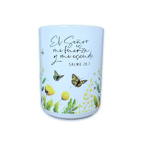 Image of Taza 16 Oz Colección Primavera el Señor Es mi Fuerza