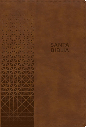 Biblia RVR 1960 Letra Grande Tamaño Manual Edición Especial Marrón Rústico Símil Piel