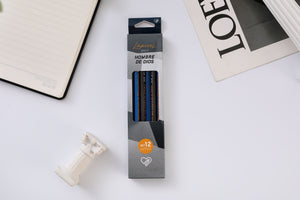 Pack 12 Lápices en Caja de Cartón Hombre de Dios