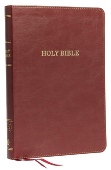 Image of KJV, Thinline Bible, Large Print, Leathersoft, Burgundy, Red Letter, Comfort Print: Holy Bible, King James Version