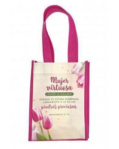 Bolsa Tote Bag Pequeña A Todo Color Mujer Virtuosa