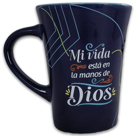 Image of Taza Mensajes de Bendicion Mi Vida esta en las Manos de Dios