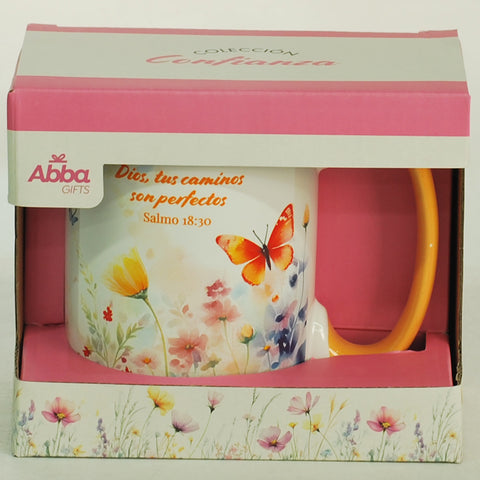 Image of Taza 16 Oz. Colección Confianza. Dios tus Caminos