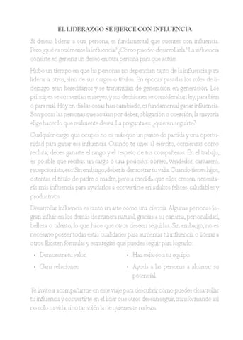 Image of La Fórmula de la Influencia