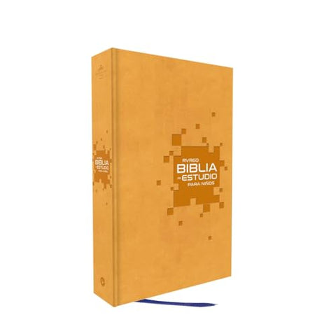 Image of Biblia RVR 1960 de Estudio para Niños Piel Mango