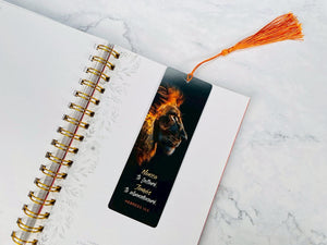 Marcador de Libro con Tassel. Nunca te Fallaré