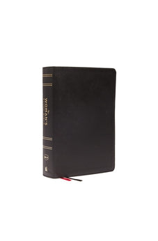 NKJV, The Woman's Study Bible, Genuine Leather, Black, Red Letter, Full-Color Edition: Receiving God's Truth for Balance, Hope, and Transformation