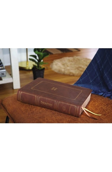 Image of KJV, Thompson Chain-Reference Bible, Large Print, Leathersoft, Brown, Red Letter, Comfort Print