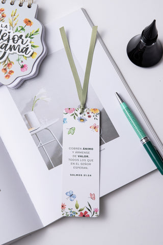 Image of Marcador de Libro con Ribbon Cobren Ánimo