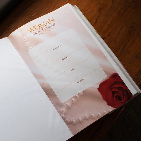 Image of NKJV Woman Thou Art Loosed Edition Leathersoft Purple Red Letter: Holy Bible New King James Version (Signature)