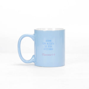 Taza 12 OZ Colección Comparte Vive con Alegría