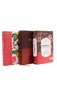 NKJV, The Woman's Study Bible, Cloth over Board, Cream, Red Letter, Full-Color Edition: Receiving God's Truth for Balance, Hope, and Transformation