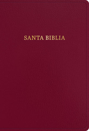 Biblia RVR 1960 Letra Súper Gigante Borgoña Símil Piel