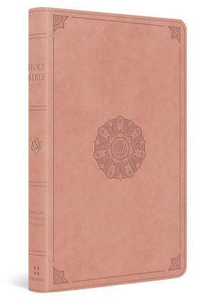 ESV THINLINE BIBLE (TRUTONE, PINK, EMBLEM DESIGN)