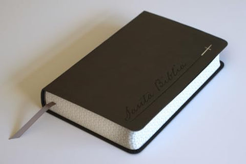 Image of Biblia RVR 1960 Letra Gigante Gris Símil Piel