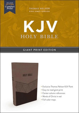KJV Giant Print Reference Bible Leatherlike