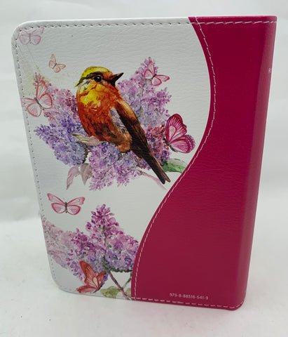 Image of BIBLIA RVR 1960 BOLSILLO TURQUESA FUCSIA SIMIL PIEL