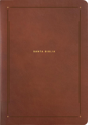 Biblia NTV de Estudio del Diario Vivir  Símil Piel Café Índice Letra Roja