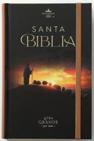 Biblia RVR 1960 Tamaño Manual Letra Grande Tapa Dura Pastor Tapa Dura