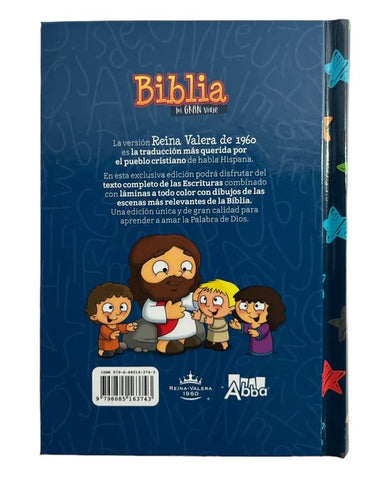 Image of Biblia RVR 1960 Mi Gran Viaje Azul Tapa Dura