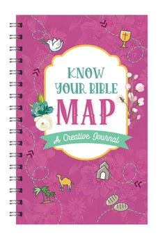 Know Your Bible Map [women's cover]: A Creative Journal (Faith Maps)