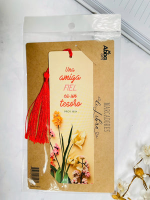 Marcador de Libro con Tassel. Una Amiga Fiel