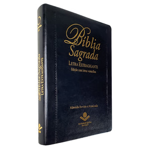 Biblia Em Portugués RA085TILEXGLV Tapa Imitación Cuero Negro Índice Digital
