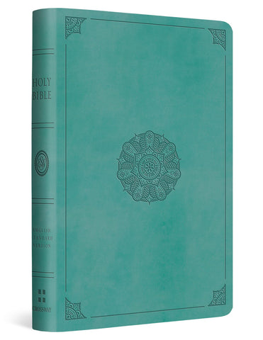 Image of ESV VALUE COMPACT BIBLE (TRUTONE, TURQUOISE, EMBLEM DESIGN)