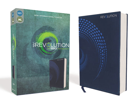 Image of NIV, Revolution Bible, Leathersoft, Blue: The Bible for Teen Guys